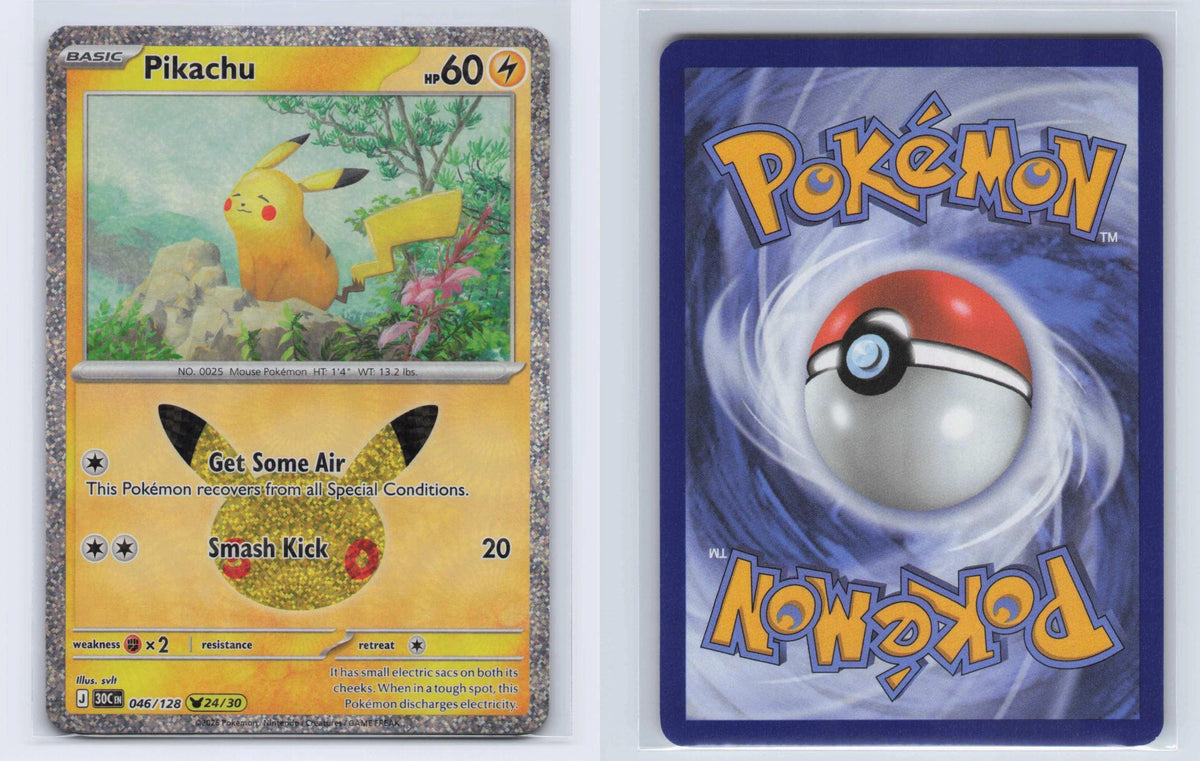 (#046/128) Pikachu - Holo [ME: 30th Celebration]