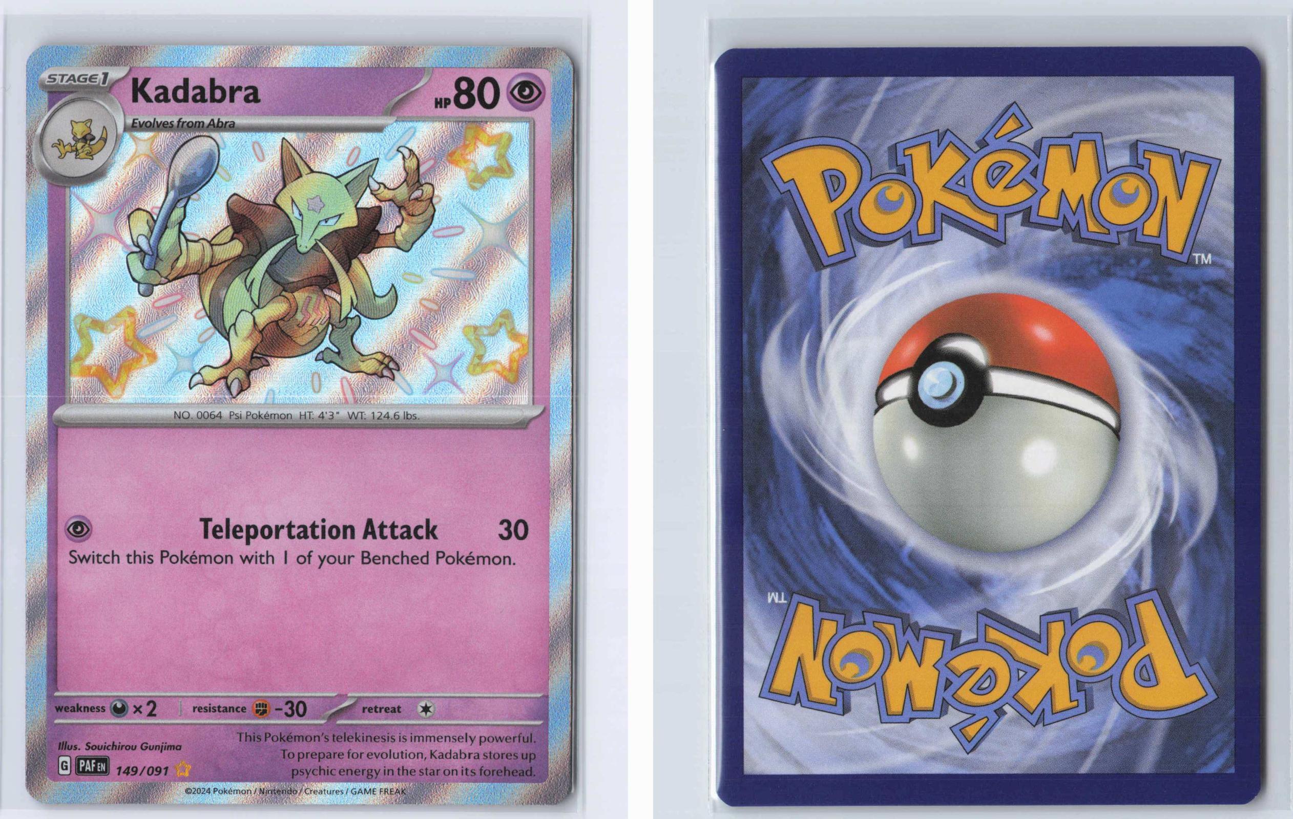 (#149/091) Kadabra - Holo [Paldean Fates]