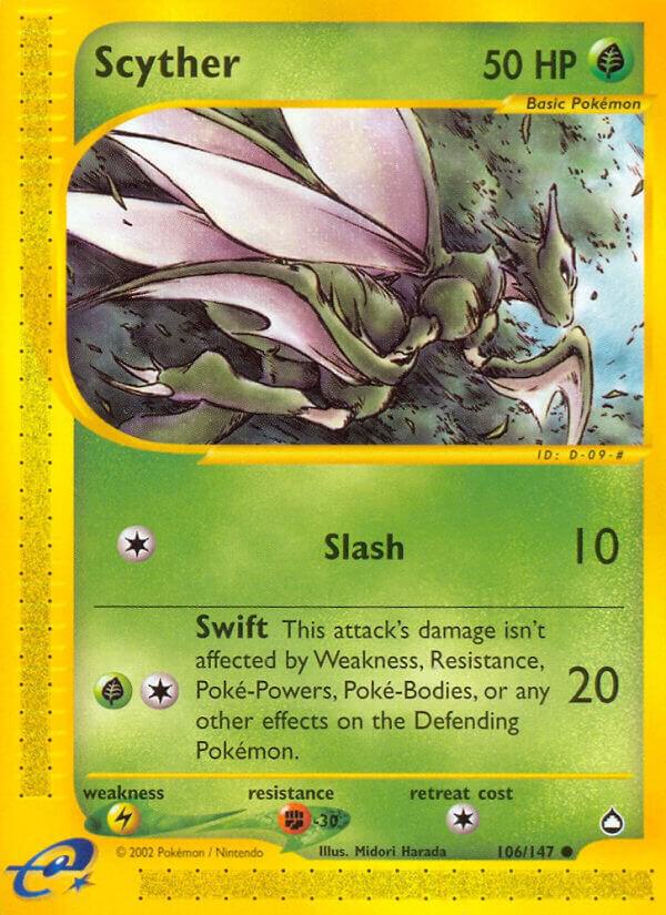 (#106/147) Scyther (106) [Aquapolis]