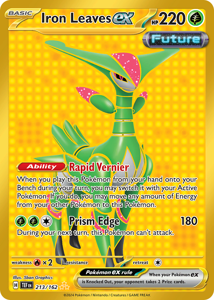 (#213/162) Iron Leaves ex - Holo [Temporal Forces]