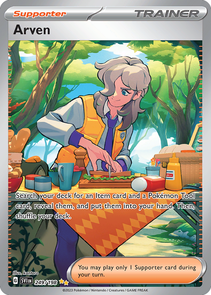 (#249/198) Arven - Holo [Scarlet & Violet]