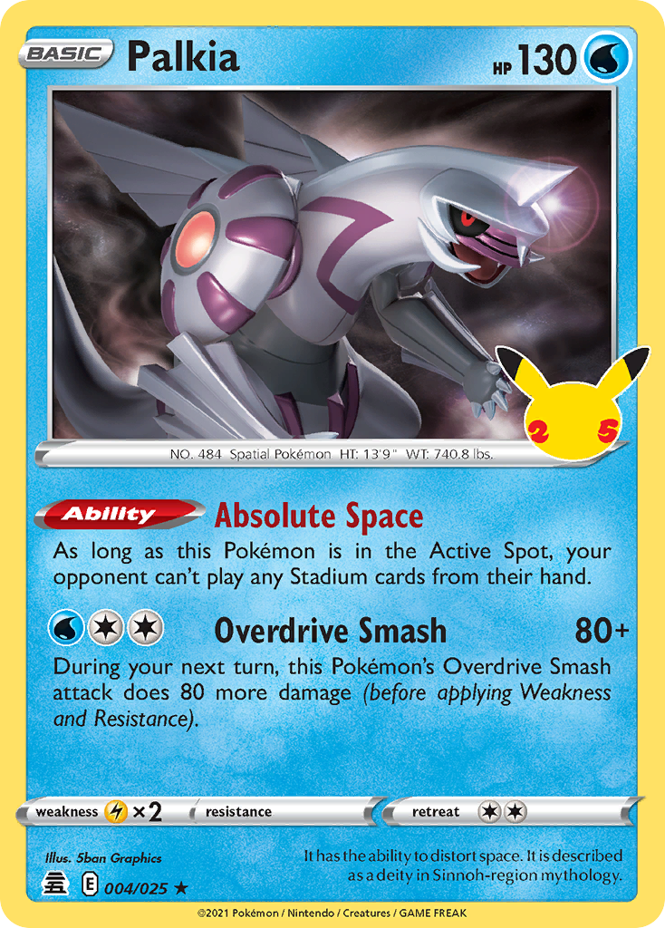 (#004/025) Palkia - Holo [Celebrations]