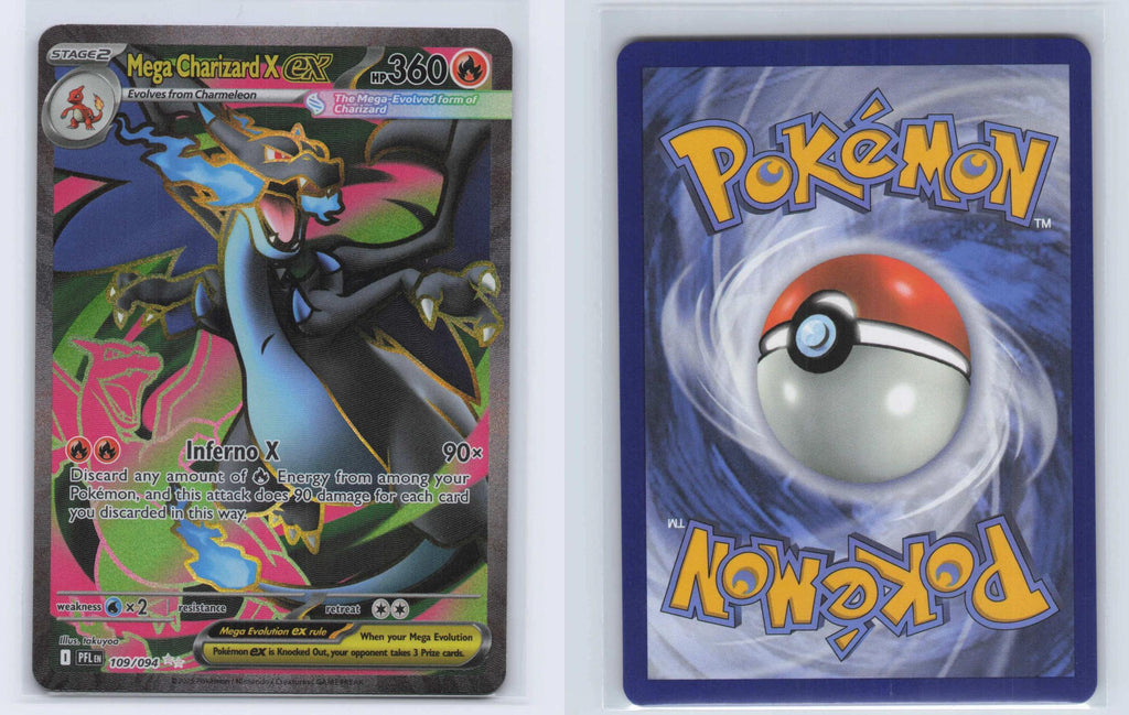 (#109/094) Mega Charizard X ex - Holo [Phantasmal Flames]