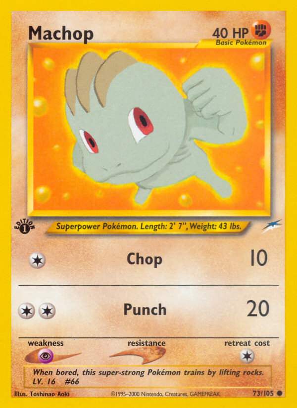 (#73/105) Machop - Unlimited [Neo Destiny]