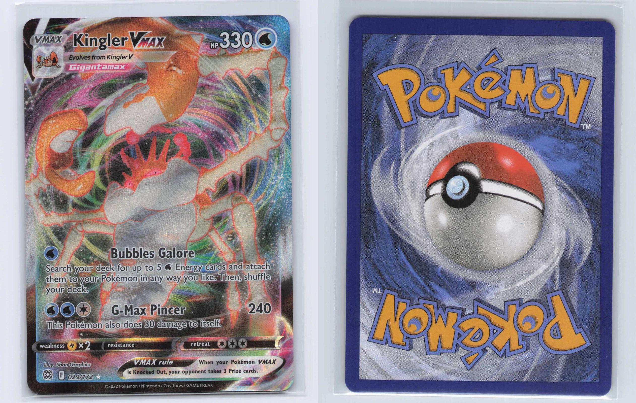 (#029/172) Kingler VMAX - Holo [Brilliant Stars]