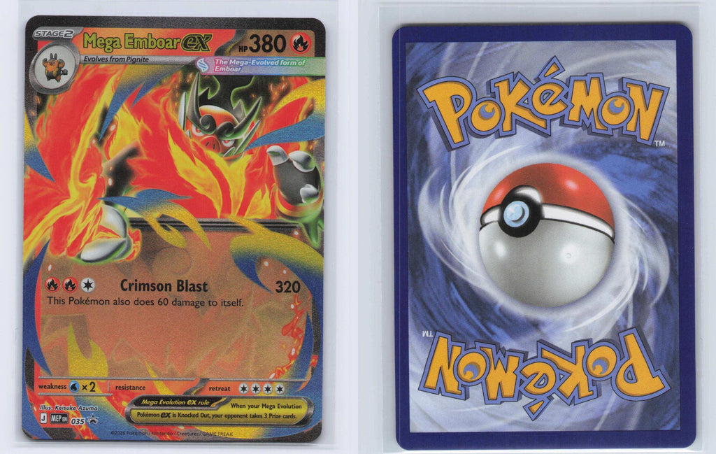 (#035) Mega Emboar ex - Holo [ME: Mega Evolution Promo]