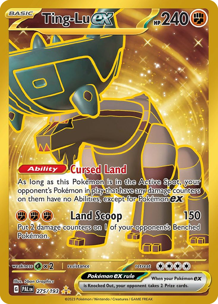(#275/193) Ting-Lu ex - Holo [Paldea Evolved]