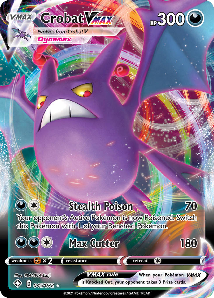 (#045/072) Crobat VMAX - Holo [Shining Fates]