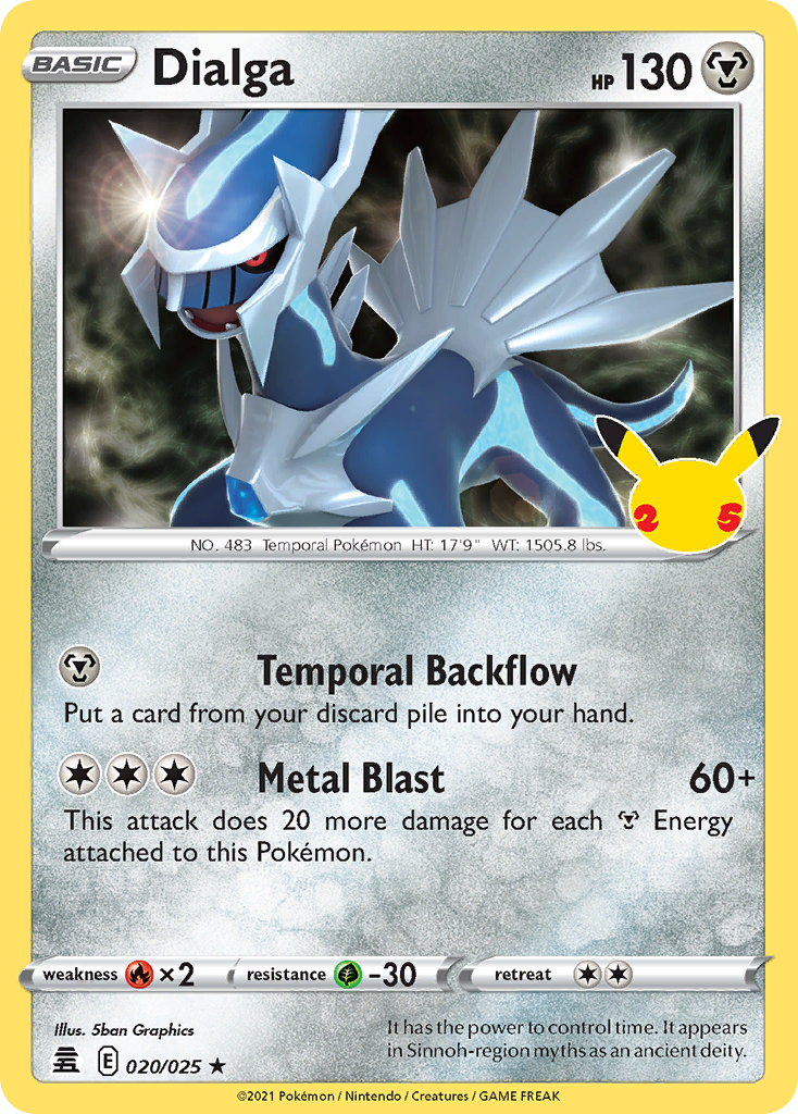 (#020/025) Dialga - Holo [Celebrations]
