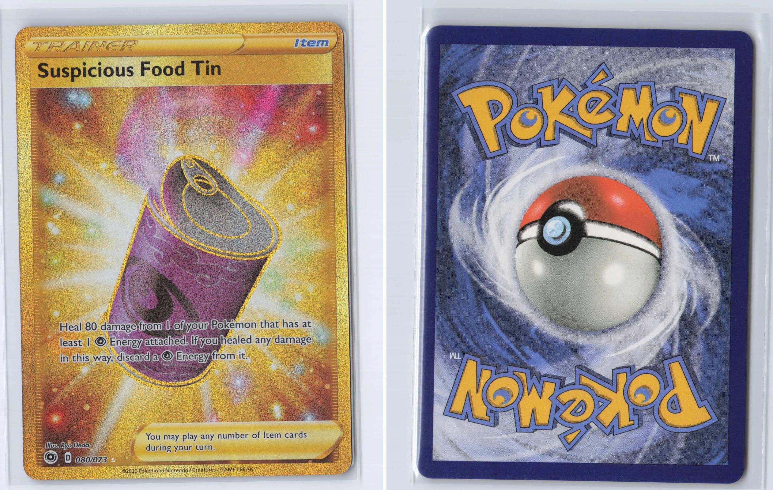 (#080/073) Suspicious Food Tin - Holo [Champion's Path]