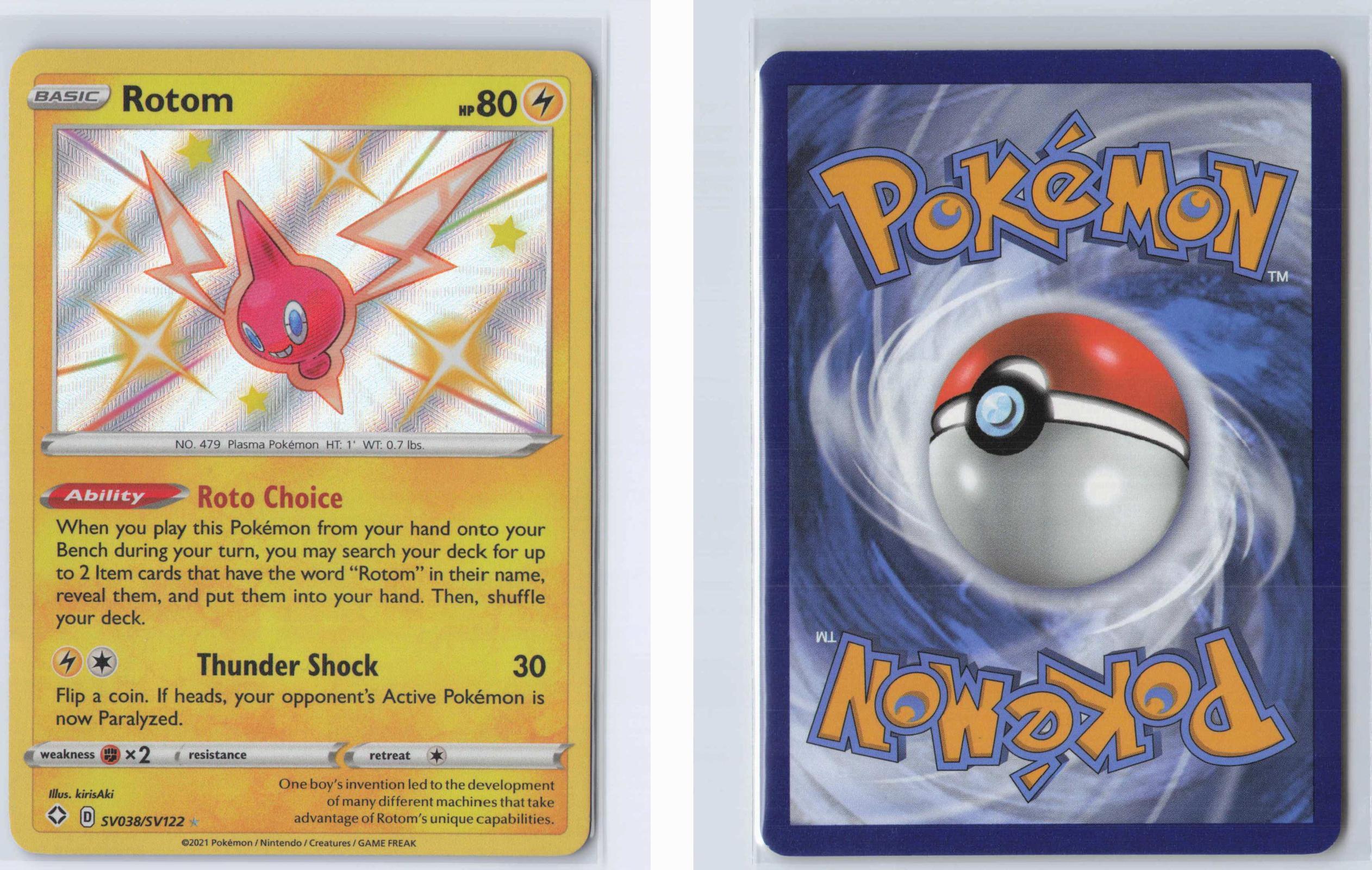 (#SV038/SV122) Rotom - Holo [Shining Fates Shiny Vault]