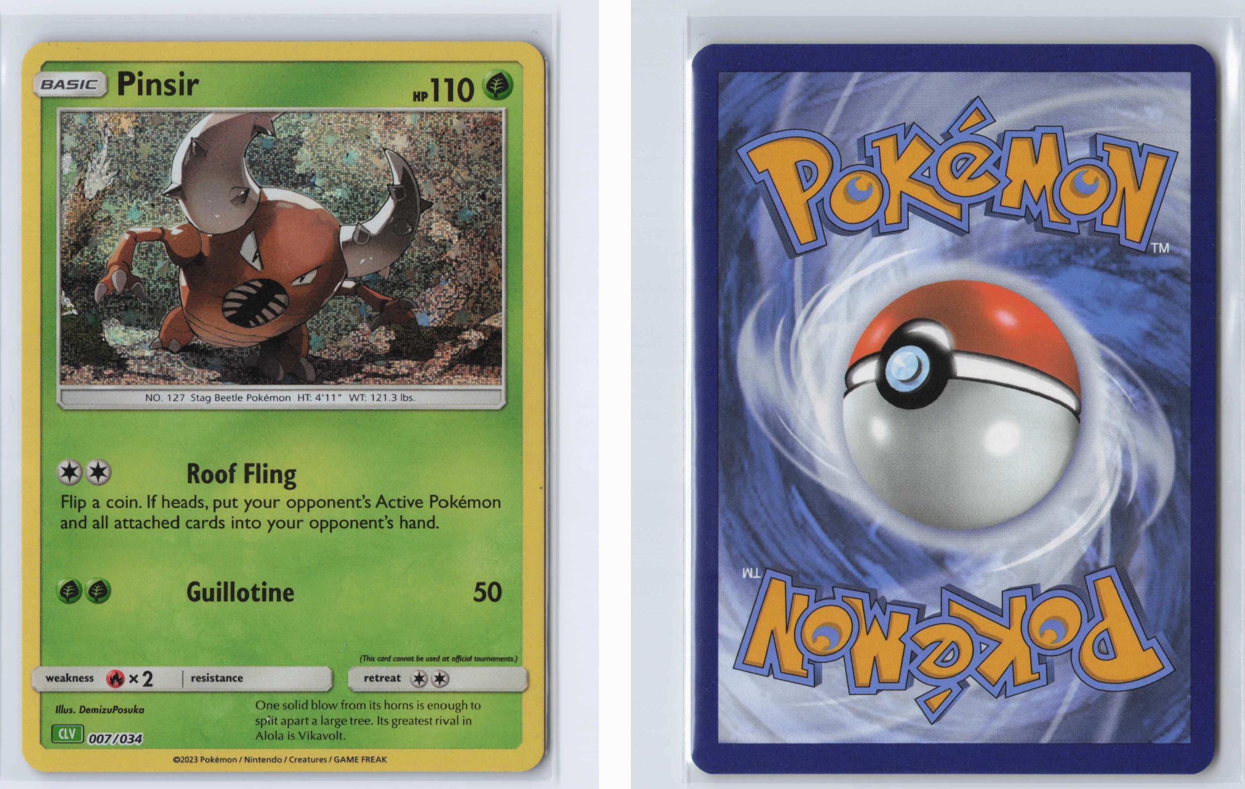 (#007/034) Pinsir - Holo [Trading Card Game Classic]
