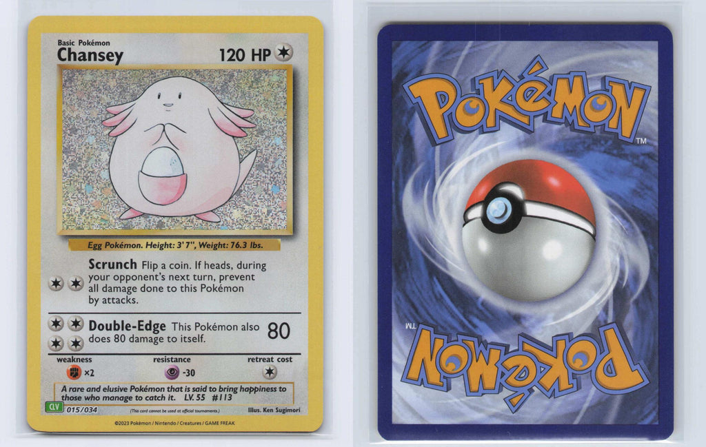 (#015/034) Chansey - Holo [Trading Card Game Classic]
