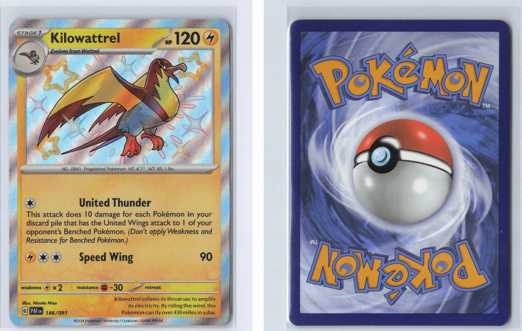 (#146/091) Kilowattrel - Holo [Paldean Fates]