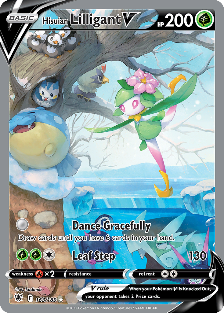 (#163/189) Hisuian Lilligant V - Holo [Astral Radiance]