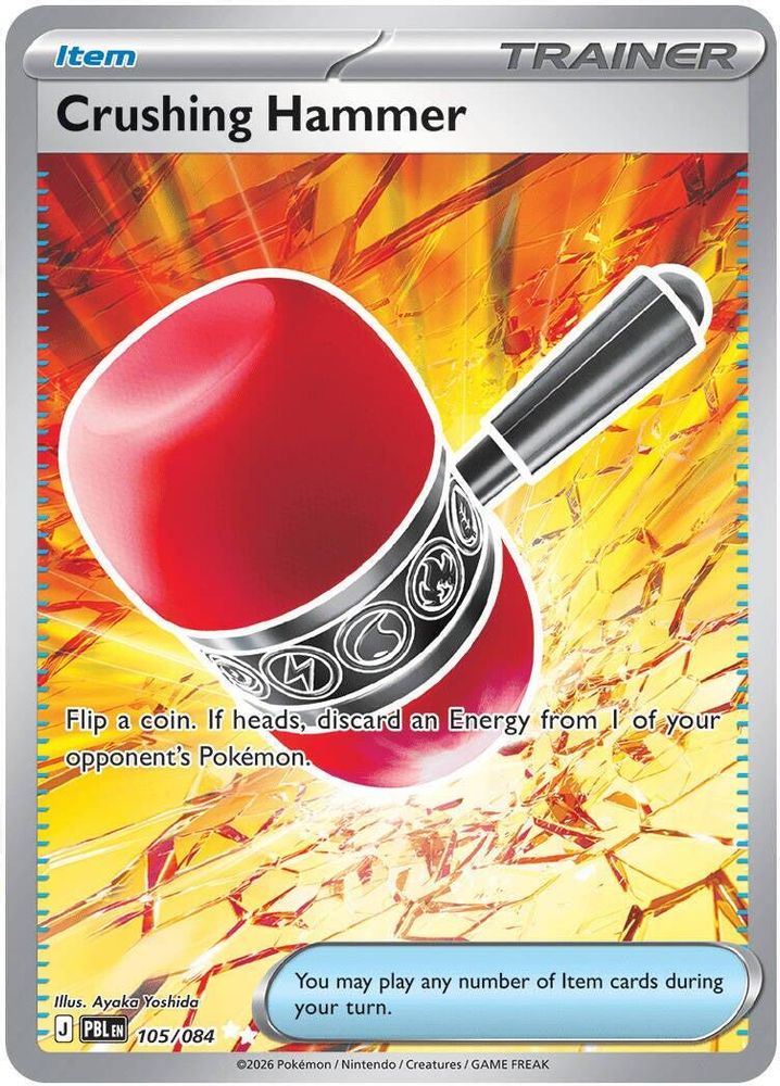 (#105/084) Crushing Hammer - Holo [Pitch Black]