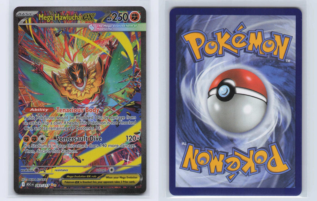 (#283/217) Mega Hawlucha ex - Holo [Ascended Heroes]
