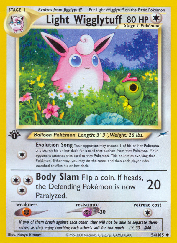 (#54/105) Light Wigglytuff - Unlimited [Neo Destiny]