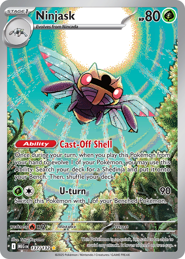 (#137/132) Ninjask - Holo [Mega Evolution]