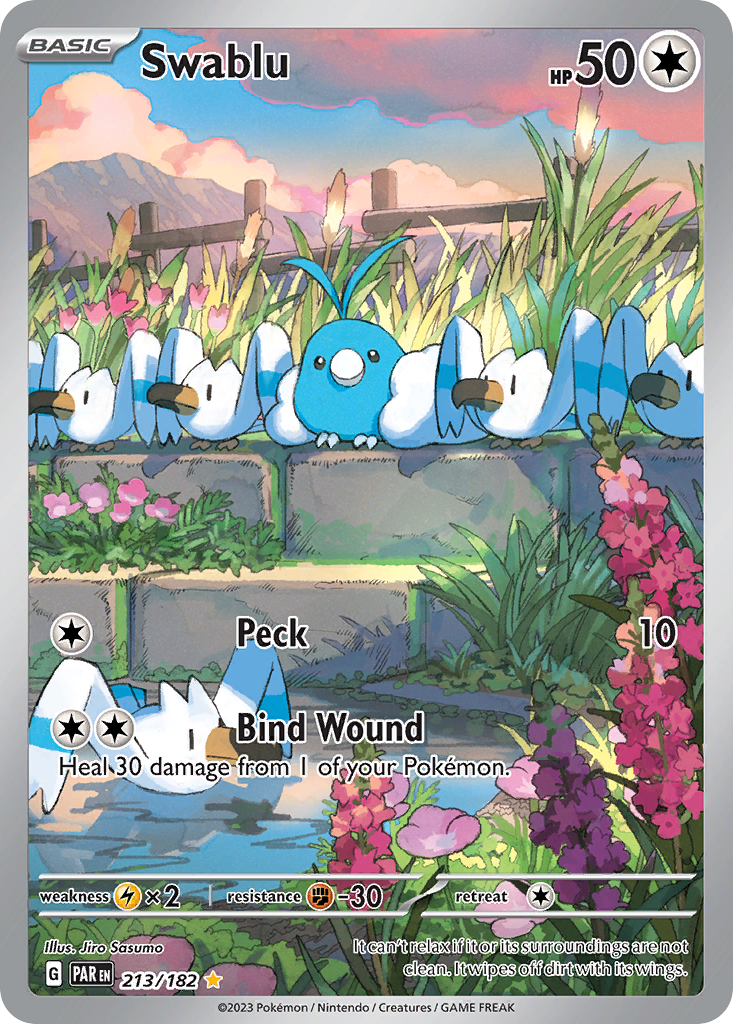 (#213/182) Swablu - Holo [Paradox Rift]