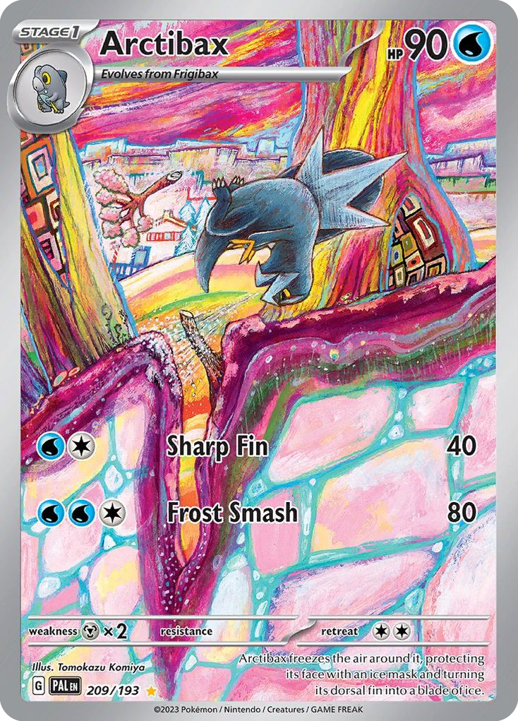 (#209/193) Arctibax - Holo [Paldea Evolved]