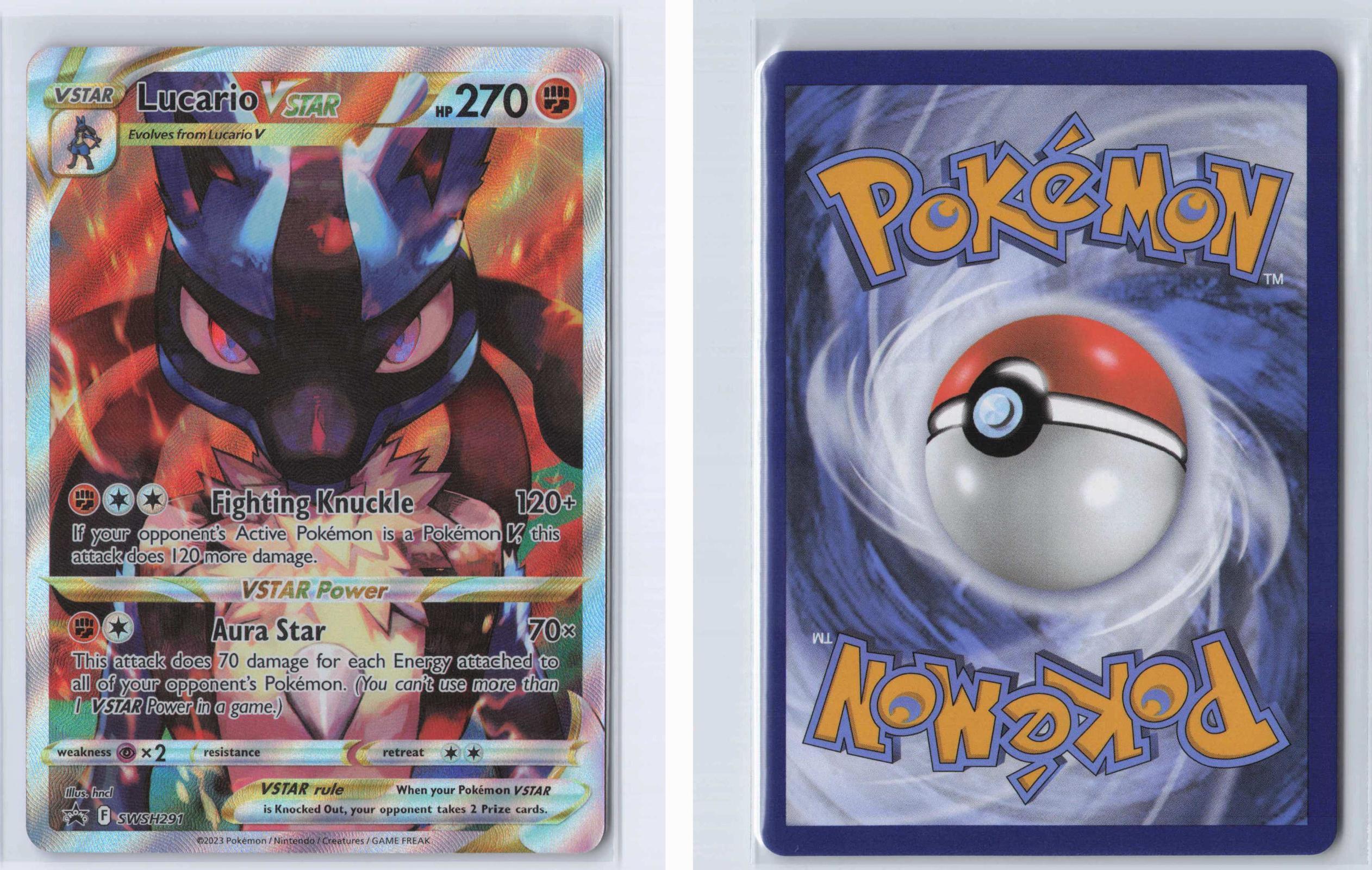 (#SWSH291) Lucario VSTAR - Holo [Sword & Shield Promo]