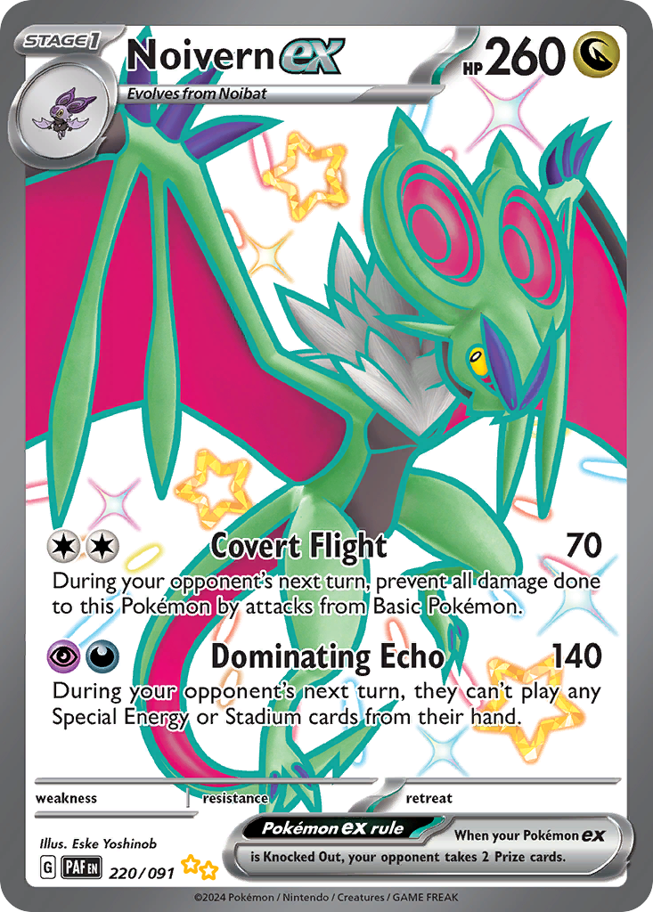 (#220/091) Noivern ex - Holo [Paldean Fates]