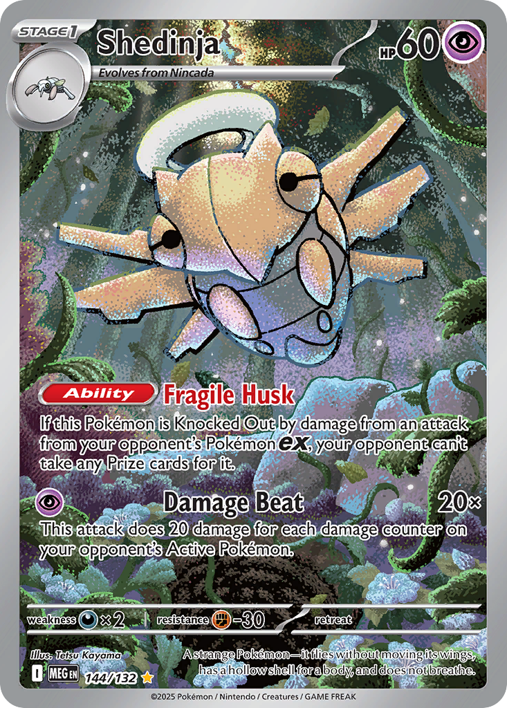 (#144/132) Shedinja - Holo [Mega Evolution]