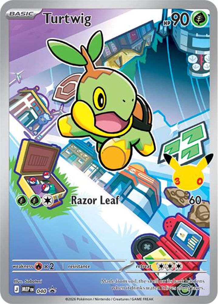 (#040) Turtwig - Holo [ME: Mega Evolution Promo]
