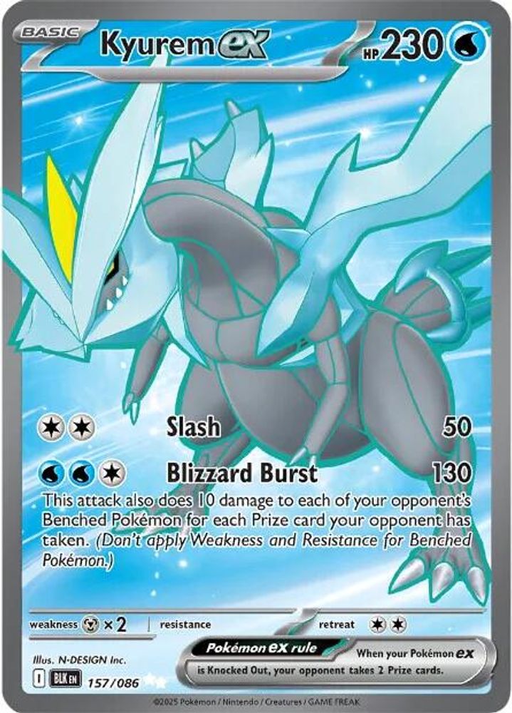 (#157/086) Kyurem ex - Holo [Black Bolt]