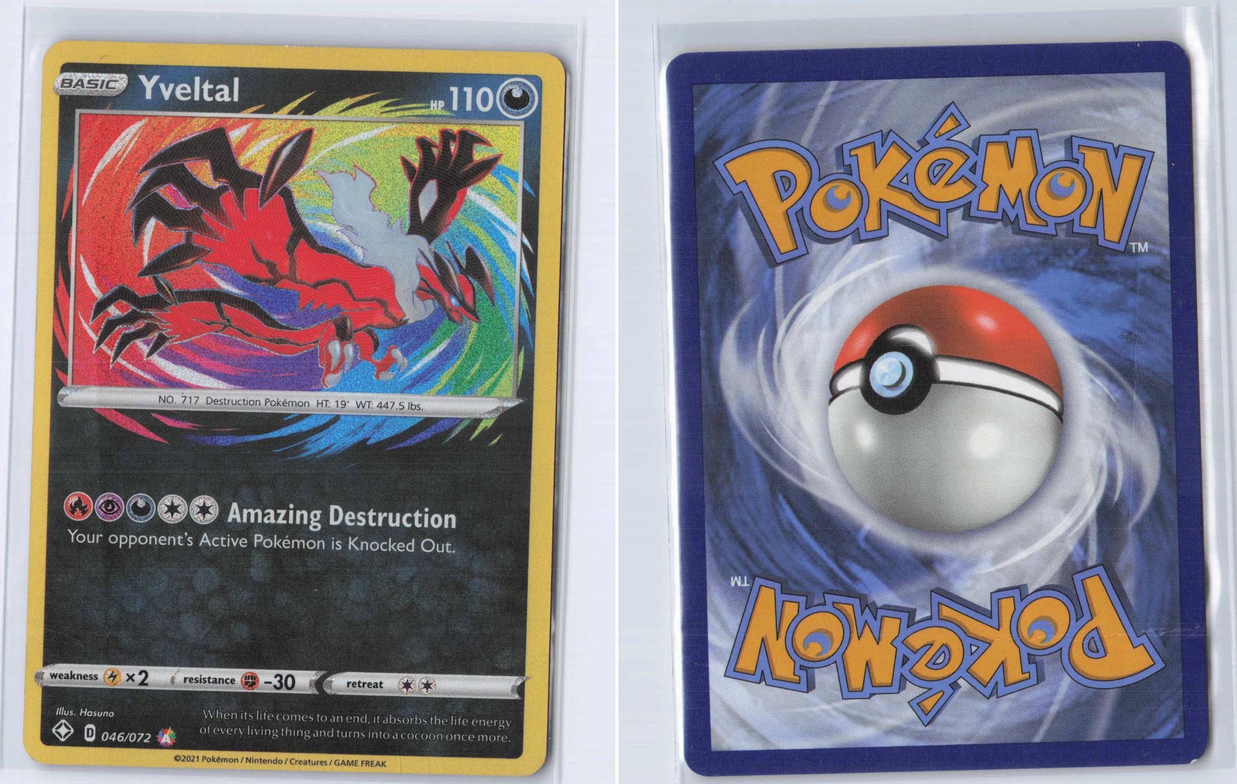 (#046/072) Yveltal - Holo [Shining Fates]