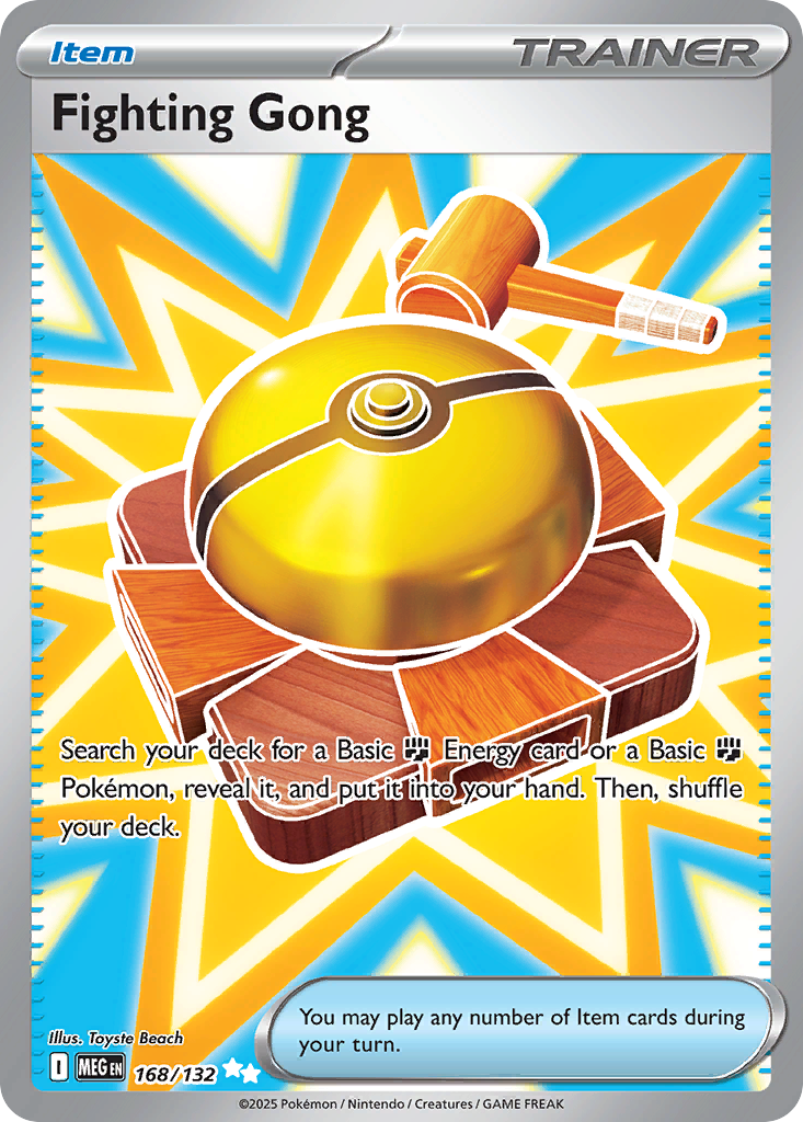 (#168/132) Fighting Gong - Holo [Mega Evolution]