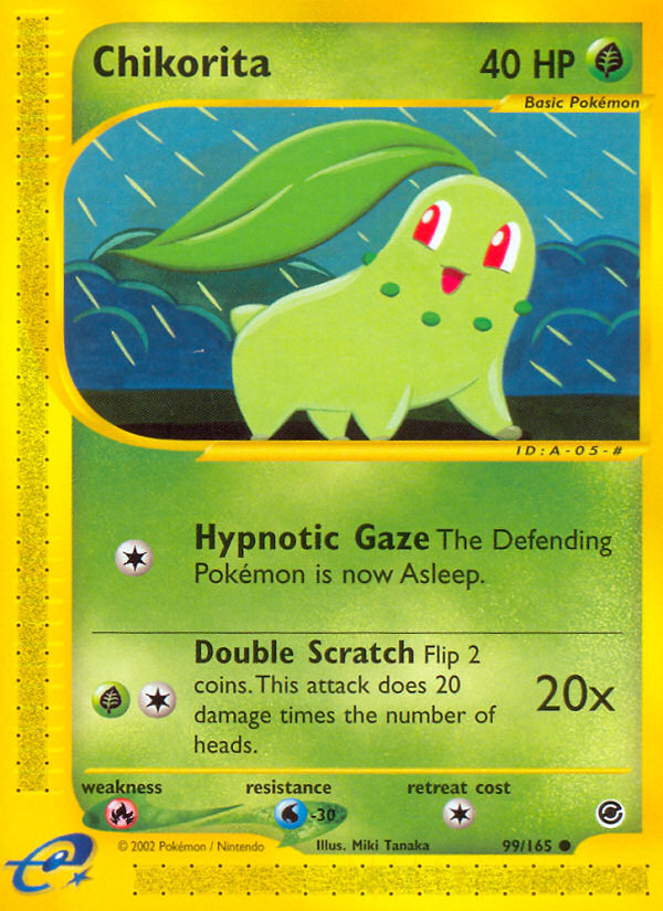 (#99/165) Chikorita - Normal [Expedition Base Set]