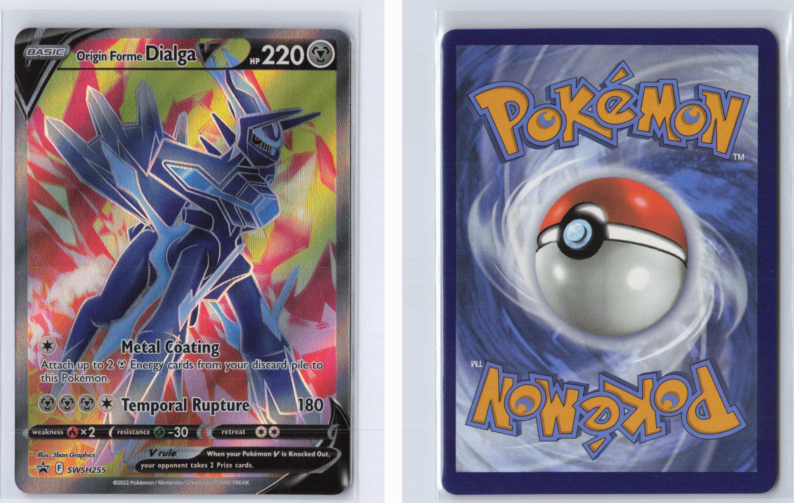 (#SWSH255) Origin Forme Dialga V - Holo [Sword & Shield Promo]