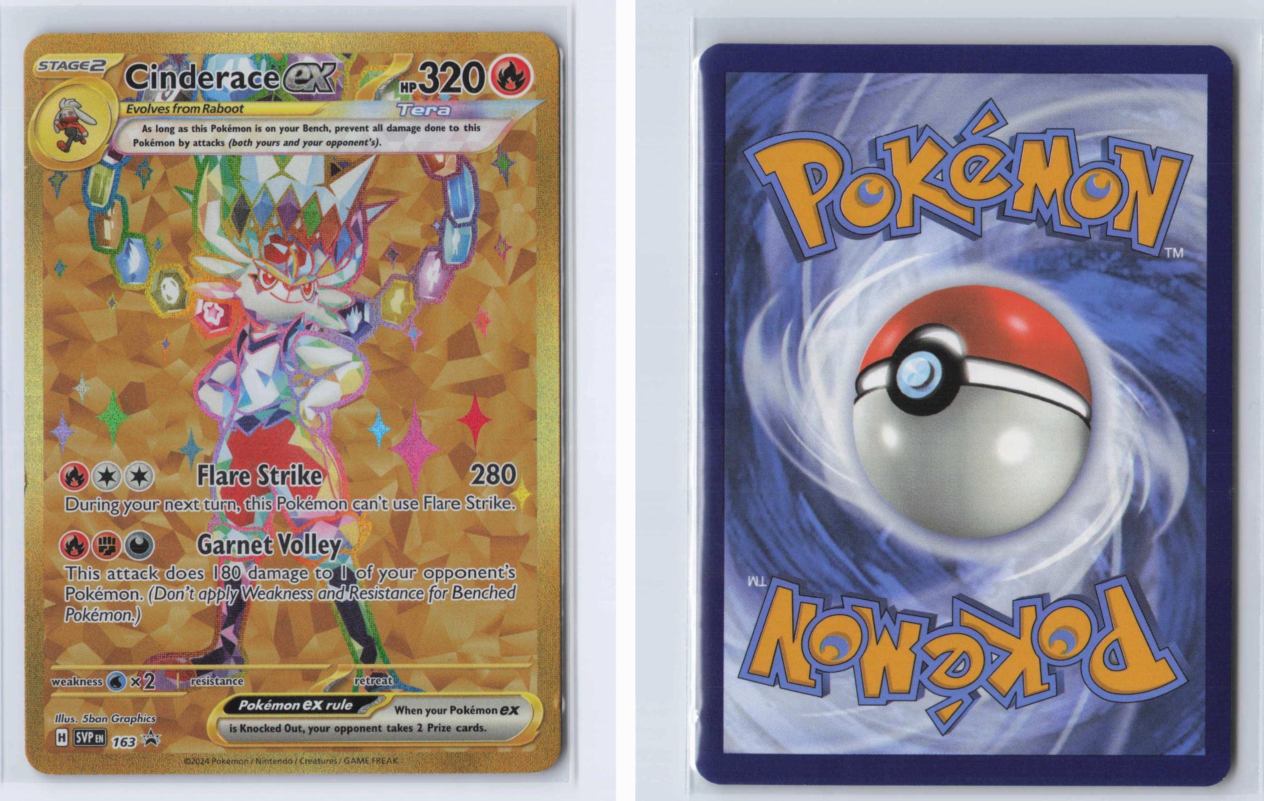 (#163) Cinderace ex - Holo [Scarlet & Violet Promo]