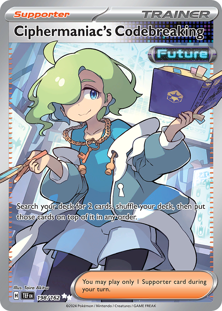 (#198/162) Ciphermaniac's Codebreaking - Holo [Temporal Forces]