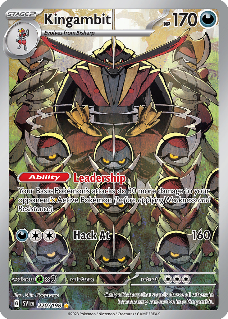 (#220/198) Kingambit - Holo [Scarlet & Violet]