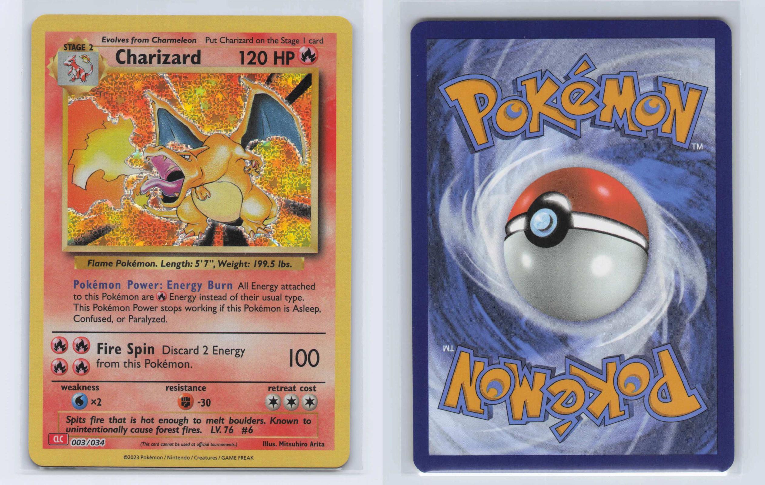 (#003/034) Charizard - Holo [Trading Card Game Classic]