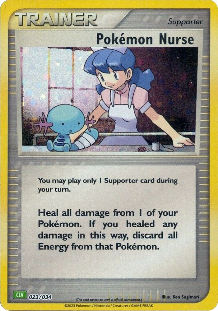 (#023/034) Pokemon Nurse - Holo [Trading Card Game Classic]