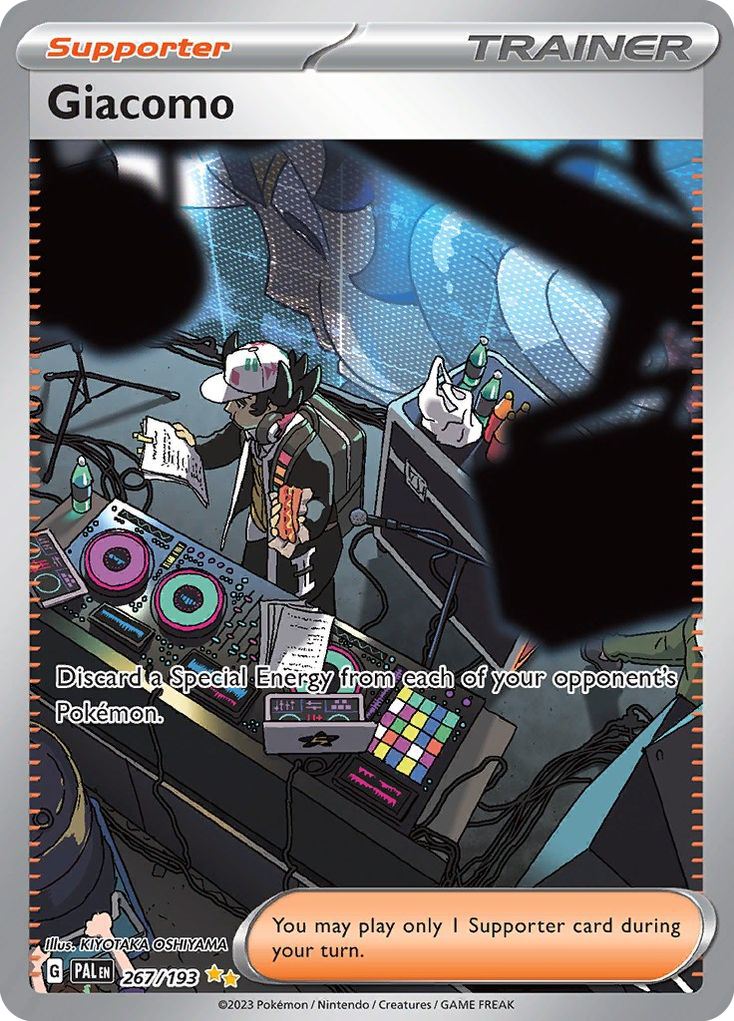 (#267/193) Giacomo - Holo [Paldea Evolved]