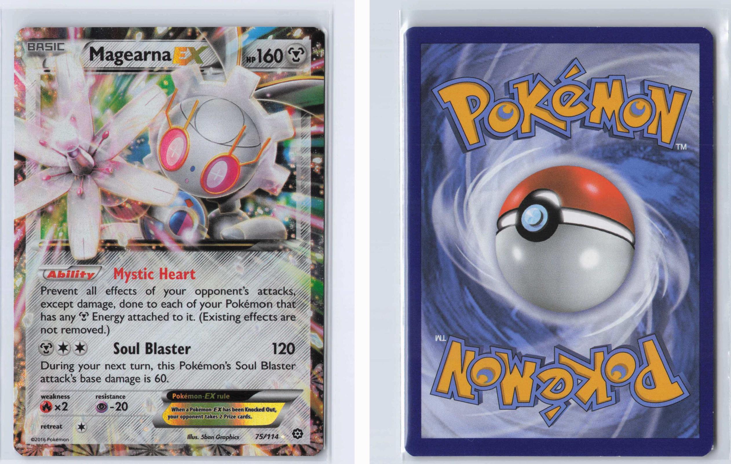 (#75/114) Magearna EX - Holo [Steam Siege]