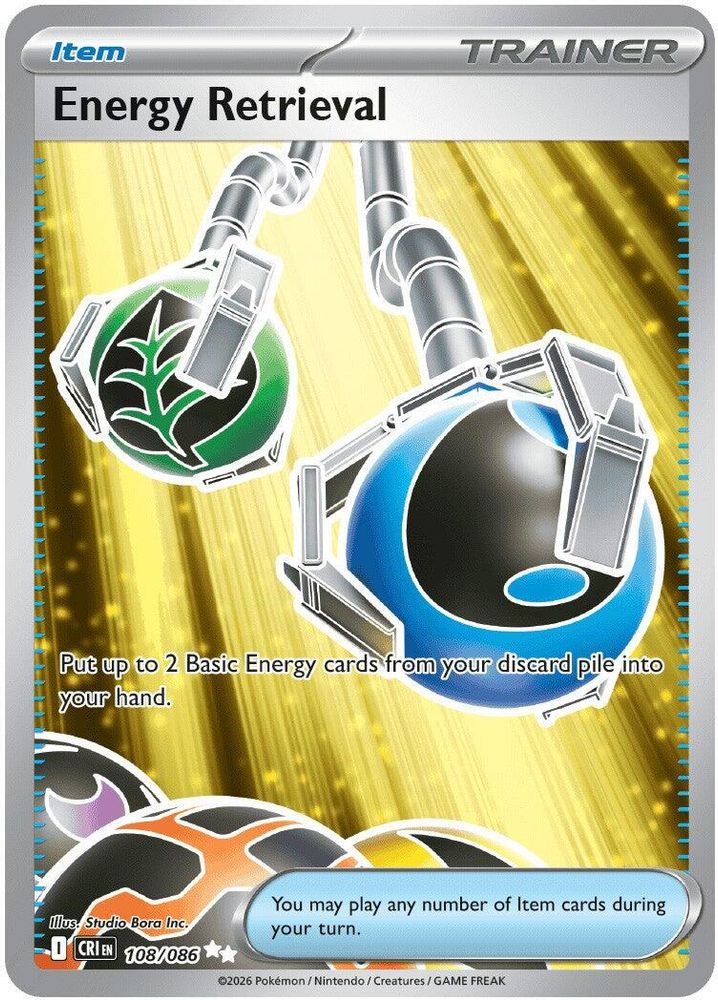 (#108/086) Energy Retrieval - Holo [Chaos Rising]