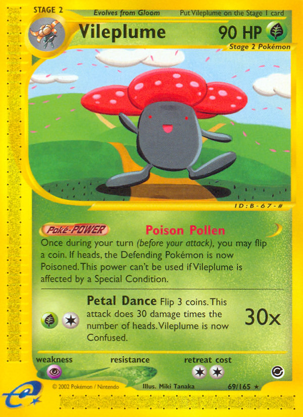 (#69/165) Vileplume - Normal [Expedition Base Set]