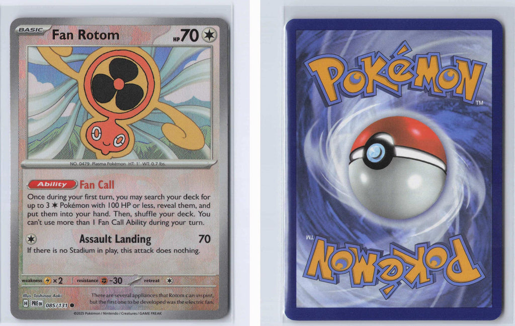 (#085/131) Fan Rotom (Master Ball Pattern) - Holo [Prismatic Evolutions]