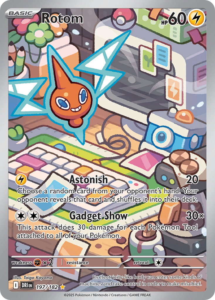 (#197/182) Rotom - Holo [Destined Rivals]