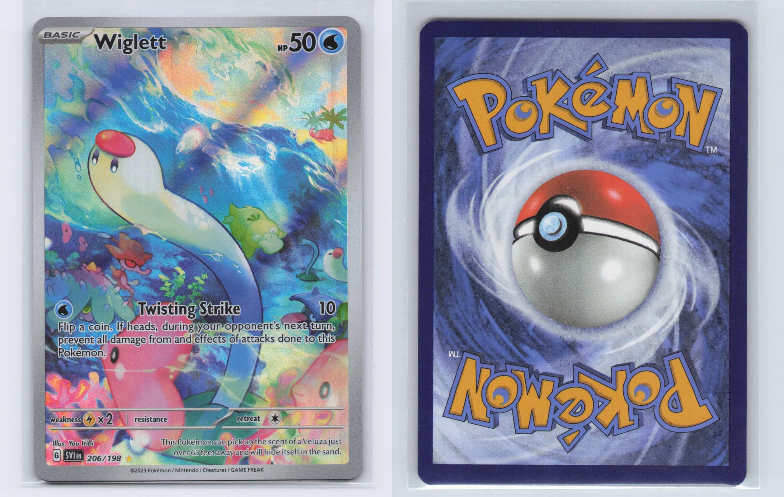 (#206/198) Wiglett - Holo [Scarlet & Violet]