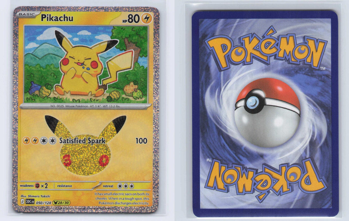 (#050/128) Pikachu - Holo [ME: 30th Celebration]