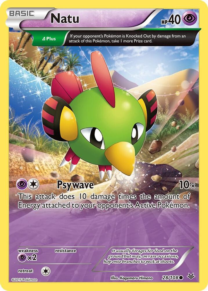 (#28/108) Natu (28 Delta) [XY - Roaring Skies]