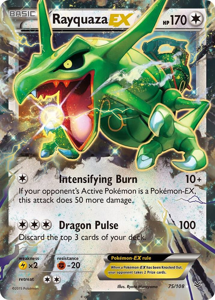 (#75/108) Rayquaza EX (75) [XY - Roaring Skies]