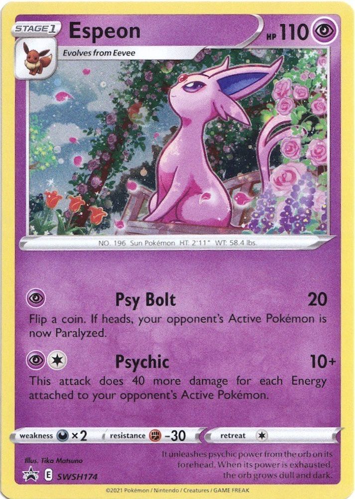 (#SWSH174) Espeon - Holo [Sword & Shield Promo]